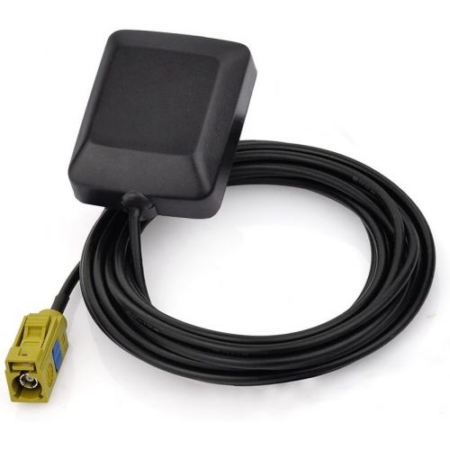  Eightwood Mini Satellite Radio Antenna Fakra K Curry Female Connector Compatible with Sirius XM Car Vehicle Trucks RV HD Hi-Fi Radio Stereo Receiver Tuner 2320-2345MHz