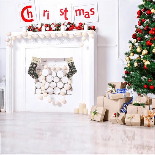  Eiis Pirate Skull Anchor Personalized Christmas Stockings Holders Fireplace Hanging Family Xmas Decoration Holiday Season Party