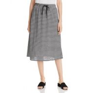 Eileen Fisher Striped Drawstring Midi Skirt