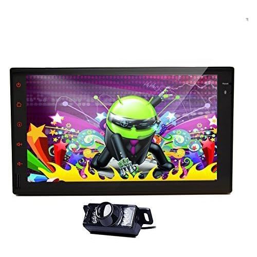  EINCAR 7 Android 6.0 Quad Core Universal in Dash HD Touch Screen Car None-DVD Player Double Din GPS Navigation Stereo AMFM Radio Support SDUSBBluetooth3GWifi1080PDVR with Free Inte