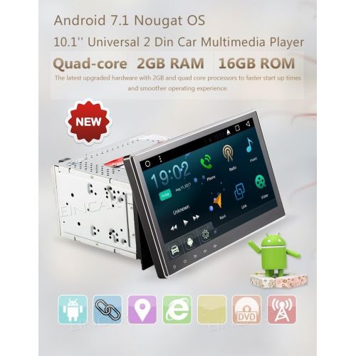 EINCAR EinCar Android 6.0 Quad Core 2 din Car DVD CD Player 6.2 inch Double Din Capacitive Multi-Touch Screen GPS Navigation Radio Stereo Support BluetoothSDUSBFMAMWifiMirror LinkR