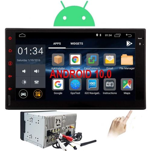  EinCar Android 8.1 Oreo Double 2 Din Car Stereo Head Unit in Dash Auto GPS Navigation Audio System 7 inch 1024 600 Touch Screen 8 Core Tablet Radio Support WiFi Bluetooth 1080P Video SWC