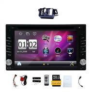 EinCar Upgarde Version With Camera ! 6.2 Double 2 DIN Car DVD CD Video Player Bluetooth GPS Navigation Digital Touch Screen Car Stereo Radio Car PC 800MHZ CPU !!!