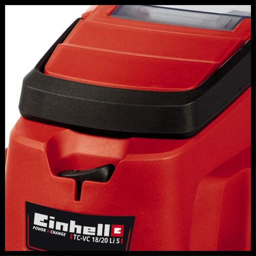  Einhell Akku Nass Trockensauger Li S-Solo Power X-Change (Li-Ion, 18 V, 20 l-Edelstahlbehalter, Blasanschluss, inkl. umfangreichem Zubehoer, ohne Akku und Ladegerat) TC-VC 18/20