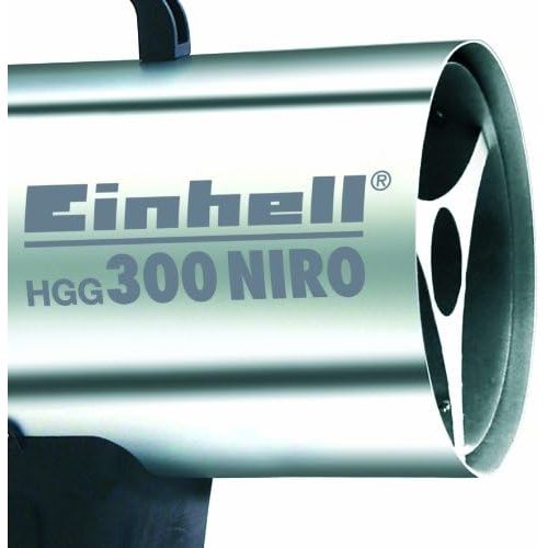  Einhell Heissluftgenerator HGG 300 Niro (30 kW, 1,5 bar Betriebsdruck, 500 m³/h Luftvolumenstrom, Piezozuendung, Rueckbrandsicherung, Turbo-Ventilator)