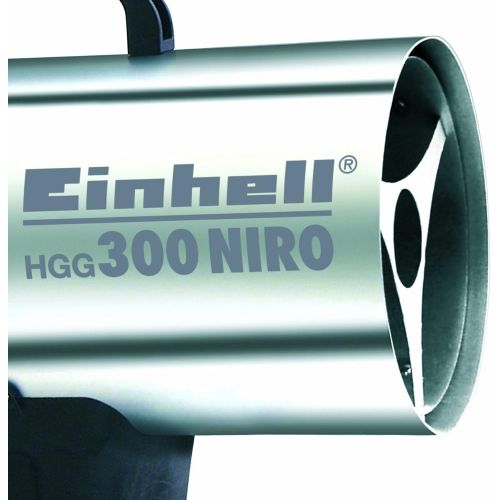  Einhell Heissluftgenerator HGG 300 Niro (30 kW, 1,5 bar Betriebsdruck, 500 m³/h Luftvolumenstrom, Piezozuendung, Rueckbrandsicherung, Turbo-Ventilator)