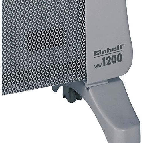  Einhell Warmewellenheizung WW 1200 (230 V, 1200 W max., hochwertiges Mica Heizelement, stufenloser Thermostatregler, 3 Heizstufen, Kippschutz)