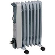 Einhell OElradiator MR 715/2 (bis 1.500 Watt, 3 Heizstufen, stufenloser Thermostatregler, fahrbar, Kipp- und UEberhitzungsschutz, Betriebsanzeige)