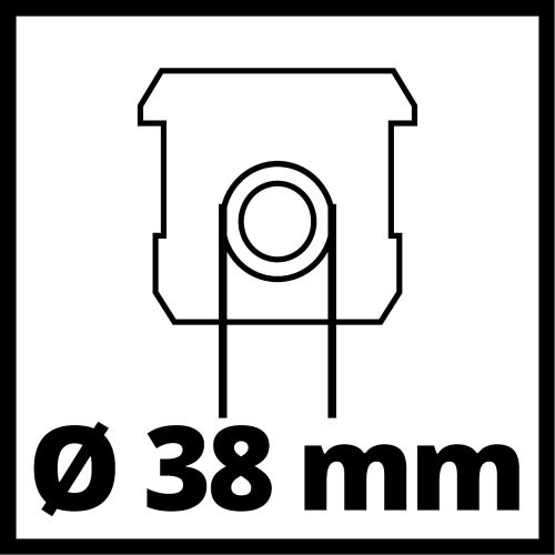  Einhell Schmutzfangsack 10l Nass-Trockensauger-Zubehoer (10 Liter, 5 Stueck enthalten, passend fuer TE-VC 18/10 Li, 38 mm Durchmesser OEffnung)