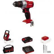 Einhell TE-CD Power X-Change 18-Volt Cordless 1250-RPM MAX 2-Speed 20+1-Torque Setting Workshop Drill/Driver Kit, w/Tool Bag, LED Lamp, Drill Bits, Keyless Chuck, Kit (1.5-Ah Batte