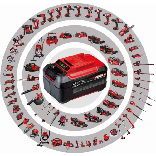  Einhell TE-CD Power X-Change 18-Volt Cordless 1250-RPM MAX 2-Speed 20+1-Torque Setting Workshop Drill/Driver Kit, w/Tool Bag, LED Lamp, Drill Bits, Keyless Chuck, Kit (1.5-Ah Batte