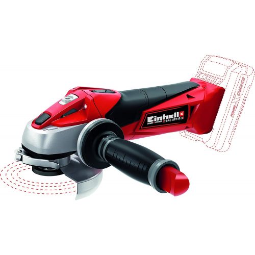  Einhell TE-AG Power X-Change 18-Volt Cordless 4.5-Inch, 8500 RPM Angle Grinder/Cutoff Tool for Grinding and Cutting, Tool Only (Battery + Charger Not Included)