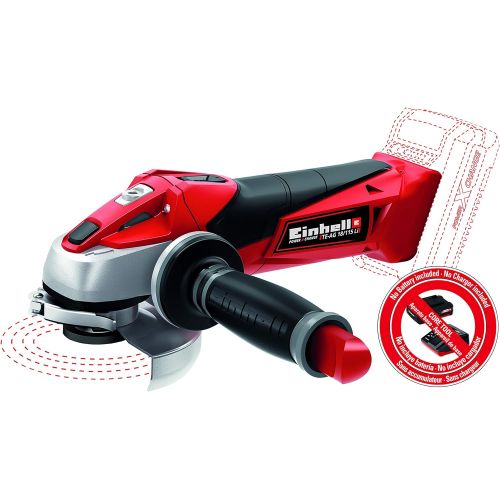  Einhell TE-AG Power X-Change 18-Volt Cordless 4.5-Inch, 8500 RPM Angle Grinder/Cutoff Tool for Grinding and Cutting, Tool Only (Battery + Charger Not Included)