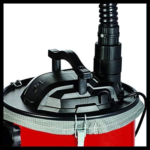  [아마존베스트]Einhell TC-AV 1620 DW Ash Vacuum Cleaner, 1,250 W, 165 mbar, 1.2 m Suction Hose, 20 l Collection Container, 2351665