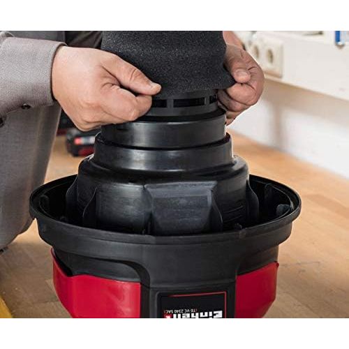  [아마존베스트]Original Einhell foam filter set of 5 (wet-dry vacuum cleaner accessories, suitable for all wet-dry vacuum cleaners).