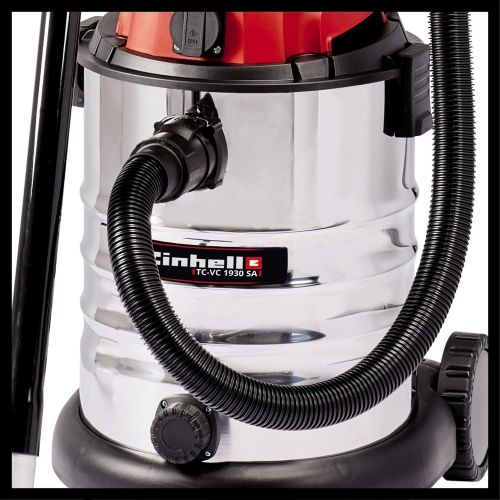  [아마존베스트]Einhell Wet Dry Vacuum Cleaner TC-VC 1930 SA 1,500 W, 30 L, Blower Connection, Cable Holder, Accessory Holder, Includes Combination nozzle carpeted / smooth floors, crevice nozzle,