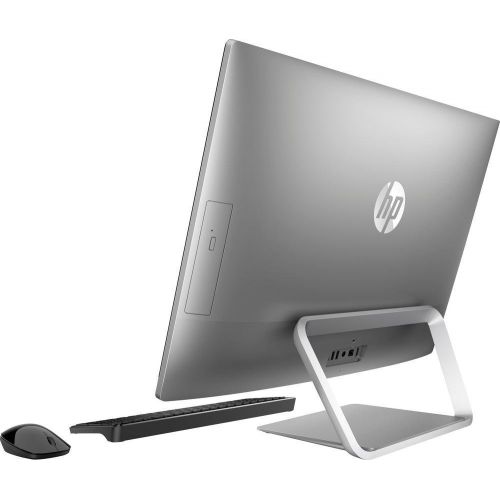  Einstart HP Pavilion 23.8 Touch-Screen All-in-One Desktop Computer, 7th Gen Intel Quad-Core i5-7400T Processor 2.4GHz, 12GB Memory, 2TB HDD, DVD, USB 3.0, Windows 10 (Silver) (Seller Upgrad