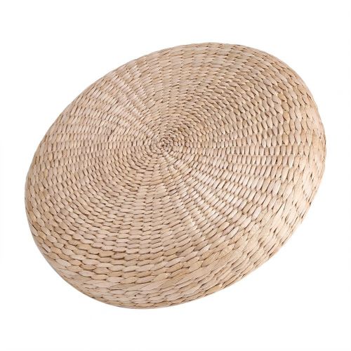  Ejoyous 40cm Round Pouf Tatami Cushion Floor Cushions Straw Meditation Soft Yoga Mat, Soft Yoga Mat,Pouf Tatami Seat Cushion