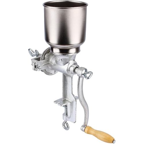  [아마존베스트]Ejoyous Hand Crank Grain Mill, Table Clamp Manual Corn Grain Grinder Cast Iron Mill Grinder for Grinding Nut Spice Wheat Coffee Home Kitchen Commercial Use