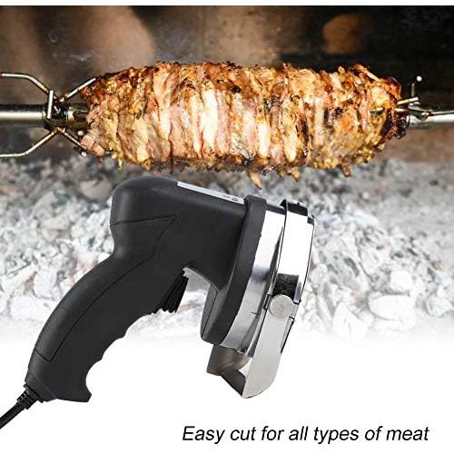  [아마존베스트]Ejoyous Doner Knife Doner Cutter Electric 80 W Grill Knife with Ergonomic Handle Comfortable for Cutting Doner Kebab Meat EU