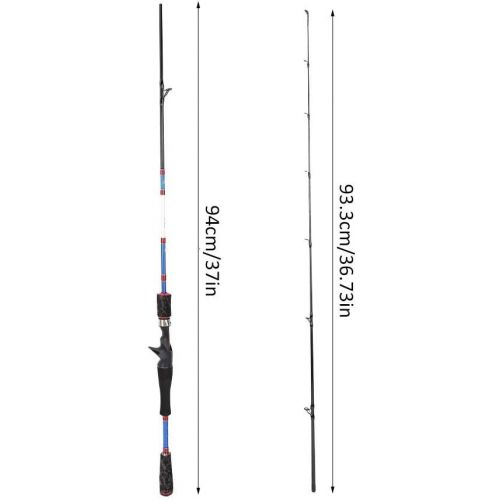  [아마존베스트]Ejoyous 6ft Fishing Rod Ultralight Spinning Rod High Density Carbon Material with Specially Designed Handle for Travel Camping River and Pond Fishing