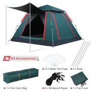 Ejoyous 3-5 Person Instant Family Tent Automatic Pop Up Camping Tent Portable Anti Uv Windproof Water Resistant with Carry Bag for Backpacking Picnic Hiking Fishing Travel Beach Ou