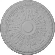 Ekena Millwork CM18RA2AMF Raymond Ceiling Medallion, 18OD x 1 1/4P (Fits Canopies up to 5 3/8), Hand Painted Americana