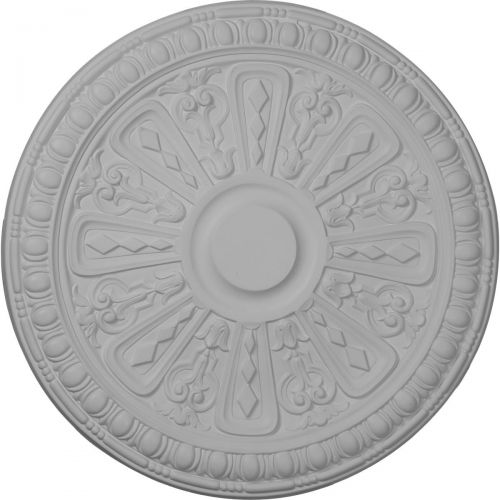  Ekena Millwork CM18RA2AMF Raymond Ceiling Medallion, 18OD x 1 1/4P (Fits Canopies up to 5 3/8), Hand Painted Americana