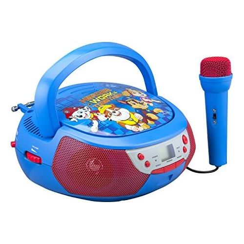  eKids 430?Paw Patrol CD Player with Mic for Children Portable bunt