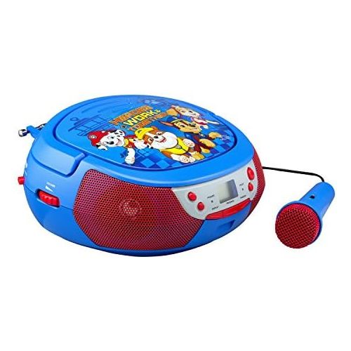 eKids 430?Paw Patrol CD Player with Mic for Children Portable bunt