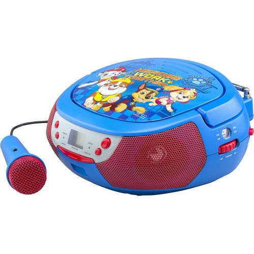  eKids 430?Paw Patrol CD Player with Mic for Children Portable bunt