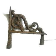 Eklektibles Iron Gate Finial / Wrought Iron Finial / Iron Fence Finial / Iron Scrollwork Corner Finial / Salvaged Iron