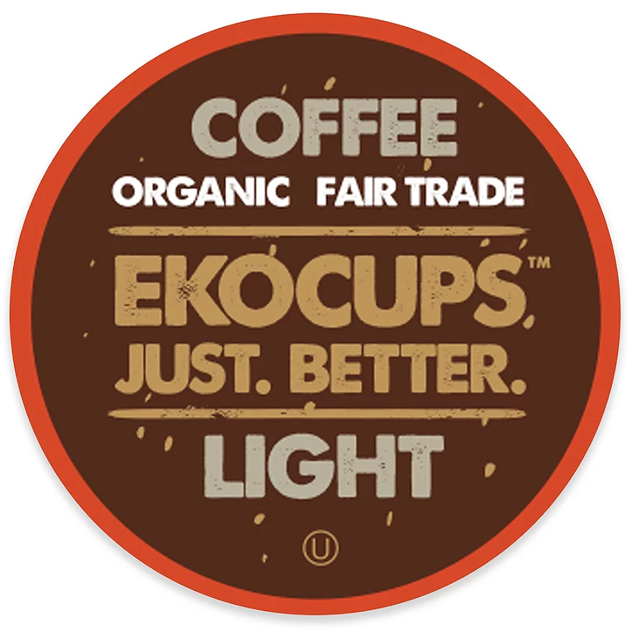 40-Count EkoCups™ Organic Light Gourmet Coffee