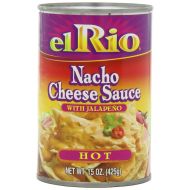 El Rio Hot Nacho Cheese Sauce, 15-Ounce Can (Pack of 12)