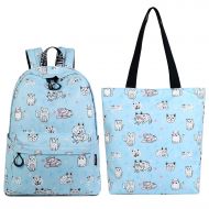 El-fmly Girls School Bag for Kids Elementary Backpack with Tote Shoulder Handbag