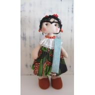 ElTallerdeViri Doll Frida Kahlo, fabric doll, Frida Kahlo handmade, handmade doll, cloth doll, rag doll, gift doll, decor for home, toys dolls,