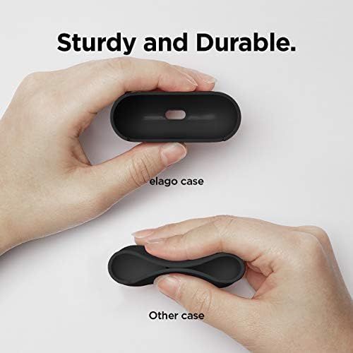  [아마존베스트]elago Liquid Hybrid Silicone Case Designed for Apple AirPods Pro Charging Case - Triple-Layer Structure: Full Protection, LED Visible, High-Quality Silicone Protective Case for Air