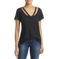 Elan V-Neck Cutout Tee