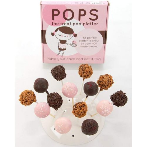  Elan McPherson Cake Pop Platter Pops the Treat Display Treats Cake Bites Preparation Stand and Presentation Platter, dinnerware set, christmas gift for home, oprah designer, must have for holiday