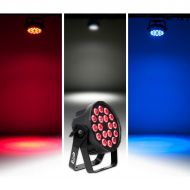 Elation},description:The new indoor version SIXPAR 300 features (18) 12W 6-IN-1 RGBAW+UV LEDs, 100,000 average hour LED life, 15° beam and 25° field angles, electronic strobe and