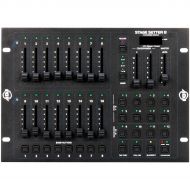 Elation},description:The Elation Stage Setter 8 is an easy-to-use 16 channel DMX controller with 3 different operating modes: 2x8 (2 banks of 8 channels), 8x8 (8 channels), 1x16 (o