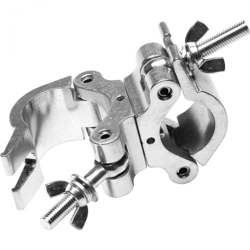  Elation},description:The American DJ Pro Swivel Clamp is a dual-head, rugged aluminum clamp that will fit any 2 piping or truss. The Pro Clamp has a 360-degree design making it a c