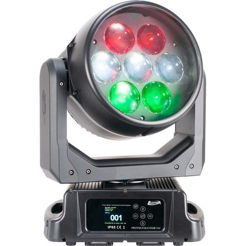  Elation Professional Proteus Rayzor 760 RGBW LED Moving Head Wash Fixture with SparkLED Effect