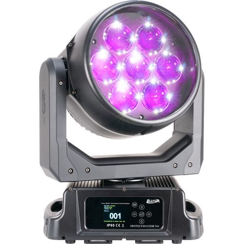  Elation Professional Proteus Rayzor 760 RGBW LED Moving Head Wash Fixture with SparkLED Effect