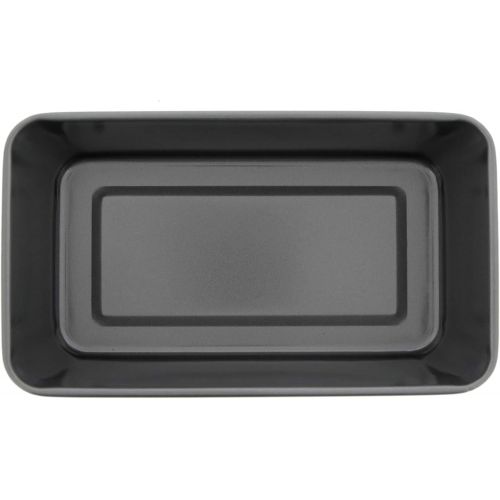  Elbee Home Premium 9 Inch Meatloaf Pan with Easy Removal Perforated Tray Insert Durable Carbon Steel: Kitchen & Dining