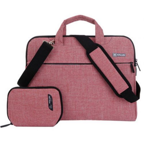  ElctronicStore Waterproof Laptop Bags For 15-Inch Laptop, Notebook Sleeve Bag Part Linen Red Computer, Electronics