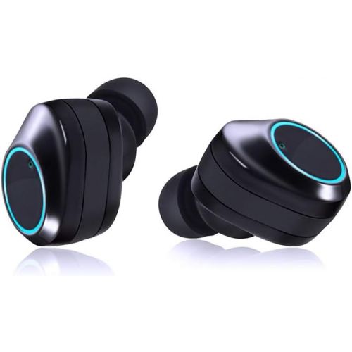  [아마존 핫딜]  [아마존핫딜]Ele ELEOPTION Eleoption 2019 Updated Version LED Bluetooth Earbuds Wireless Earbuds Mini Bluetooth 5.0 Earphones with 125H Playtime IPX7 Waterproof 6D Stereo Sound Built-in Mic with 3500MAH Char