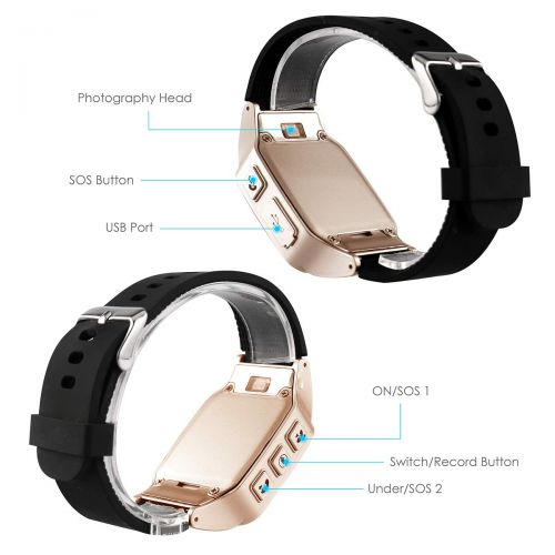  Ele ELEOPTION WiFi Smart Watch Elderly GPS Tracker Phone Call Smartwatch, Multifunctional LBS Precise Positioning Anti-Lost SOS Activity Tracker Smart Sport Watch Perdometer Android iPhones (Lux