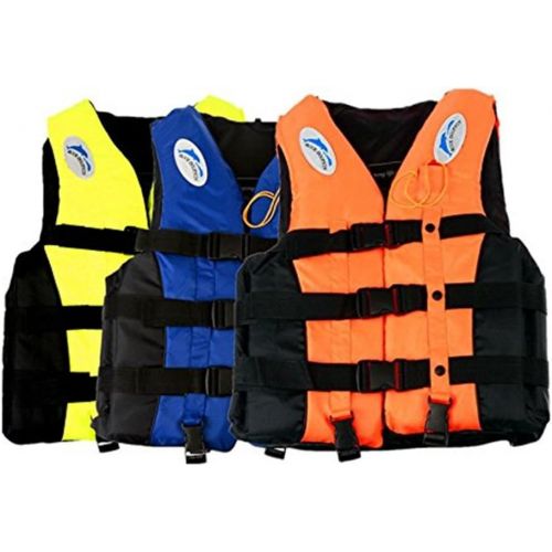  Eleanos Children and Adult Life Jacket Buoyancy Aid Universal Swimming Boating Kayaking Life Vest and Whistle