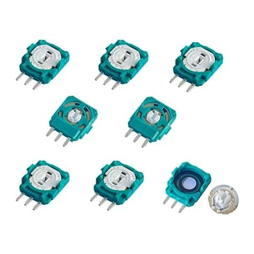  [아마존베스트]PeakLead 8pcs Replacement Trimmer Potentiometer Sensor for PS3, PS4, Xbox One, Switch Pro Controller, Trim Pot Resistors Replacement Parts Sensor for Thumb Stick Analogue Joystick